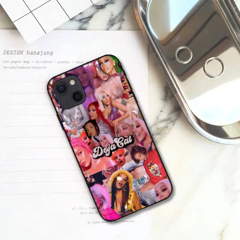 Чехол для телефона RUICHI Hot Singer doja cat iPhone 11 12 Mini 13 Pro XS Max X 8 7 6s Plus 5 SE XR | Мобильные