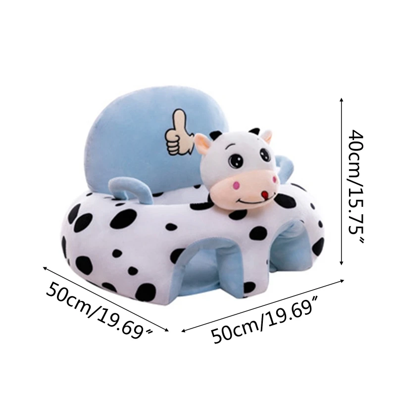 

Cartoon Animal Baby Seat Sofa Infant Learning Sitting Chair Plush Support Pillow
