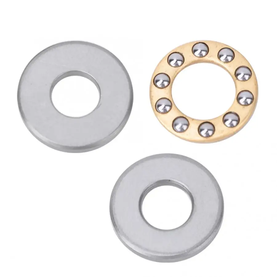 10 шт. упорный шарикоподшипник Миниатюрный Высокий плоский стальной набор