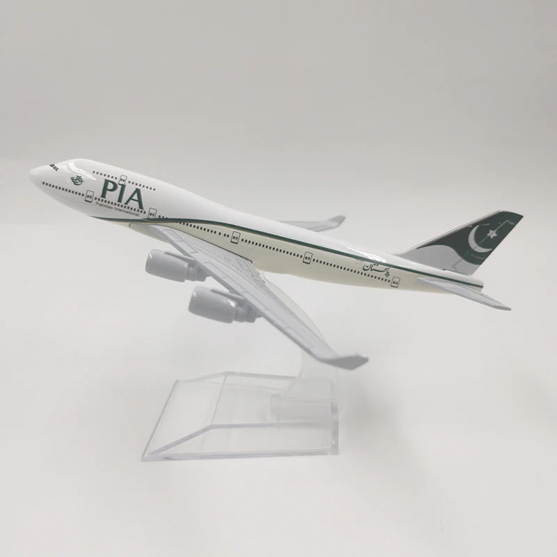 Модель самолета JASON TUTU 16 см PIA модель Боинг 747 Литые металлические самолеты