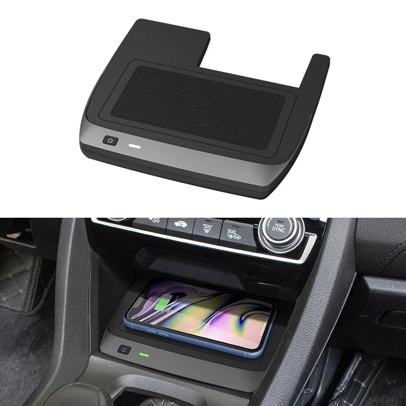 

Car Wireless Charger for Honda Civic 2016-2021 Mobile Phone Charging Fast Car Charger Wireless Charging