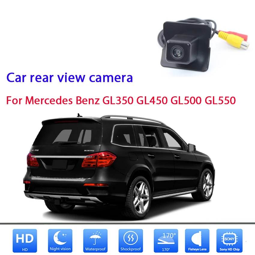 

Rear View Reverse Camera Car Rear Backup Camera HD CCD Night Vision + High Quality For Mercedes Benz GL350 GL450 GL500 GL550