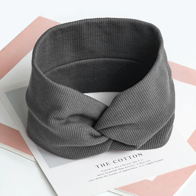 

Cute Elastic Knot Headbands Headband Winter Handbands for Women Baby Cotton Hair Scarf Accessories Knitted headband Wholesale