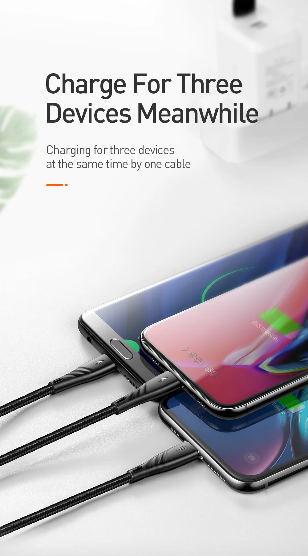 Mcdodo USB кабель 3 в 1 быстрая зарядка 3A для мобильного телефона Micro usb type C кабель зарядного устройства для iPhone XR XS Max X huawei шнур для передачи данных