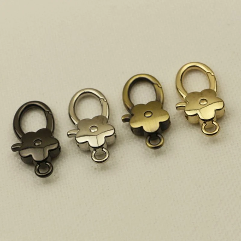 Металлический защелкивающийся крючок в форме цветка 1 шт. модная подвесная