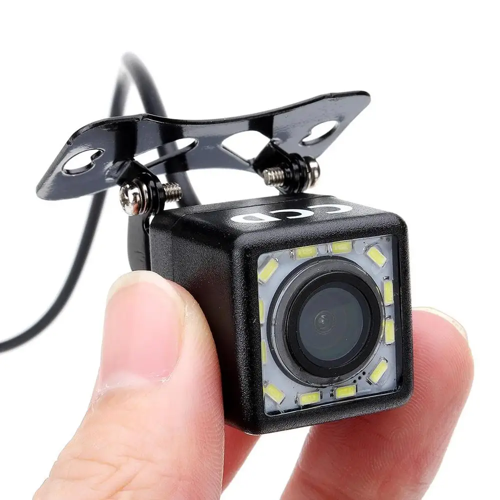 Универсальная 12 Светодиодный камера ночного видения дублирующая для парковки