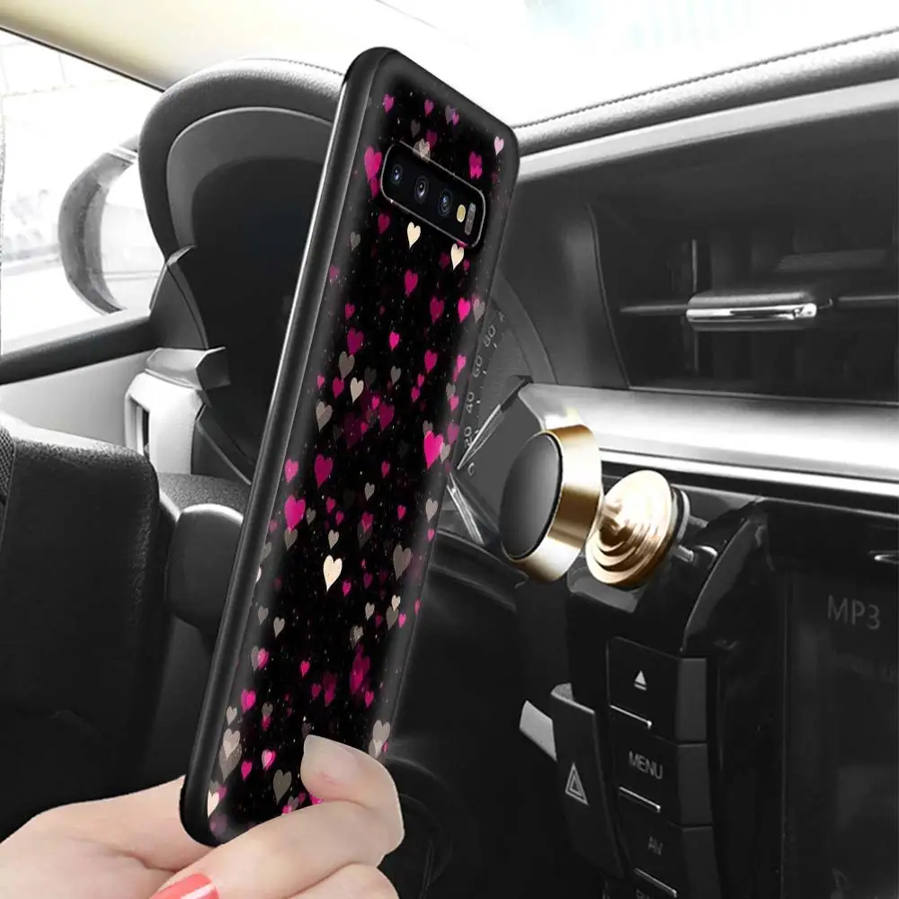

Soft Cover Case for Samsung Galaxy S20 FE S10 S9 S8 10 Lite S10e S20 Ultra Plus 5G Phone Black Coque Creative Design Polka Dot