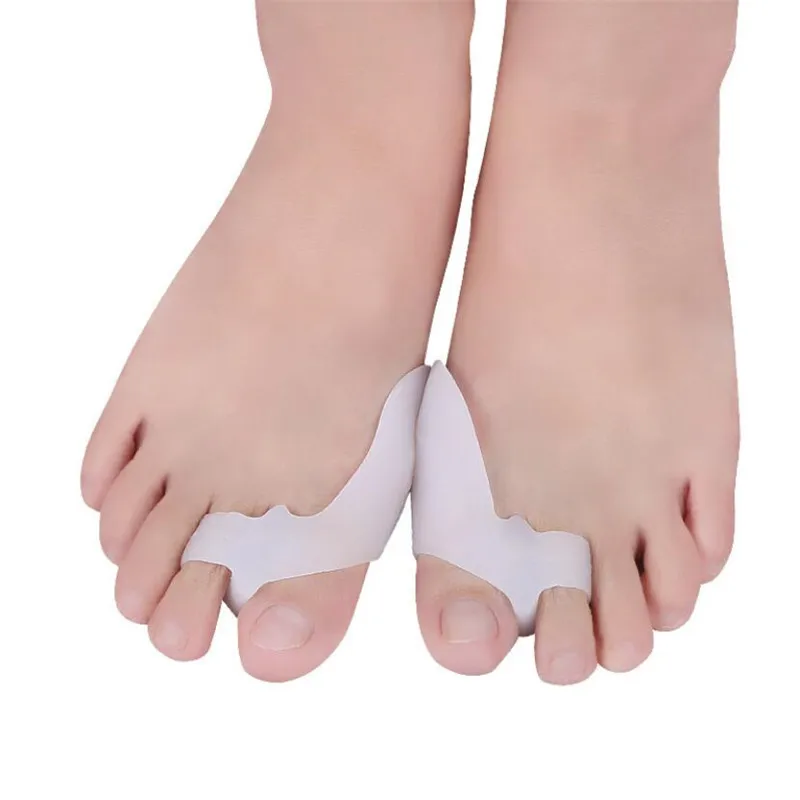 

2pcs=1Pair Gel Foot Care Tool Bunion Corrector Bone Big Toe Protector Hallux Valgus Straightener Toe Spreader Pedicure