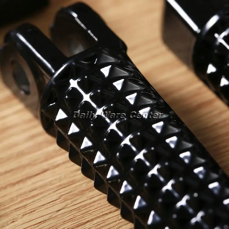 Мотоциклетные передние и задние подножки Колки черные/хромированные для Yamaha YZF R1