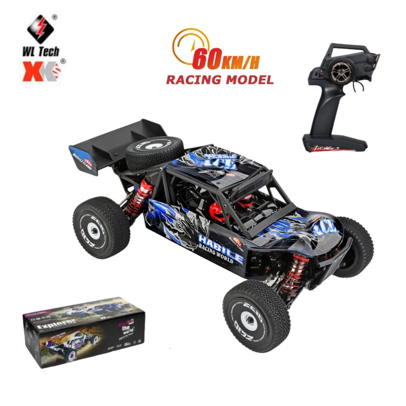 Новинка Wltoys Радиоуправляемый автомобиль 124018 60 км/ч 1:12 Масштаб 2 4G 4WD внедорожник RTR