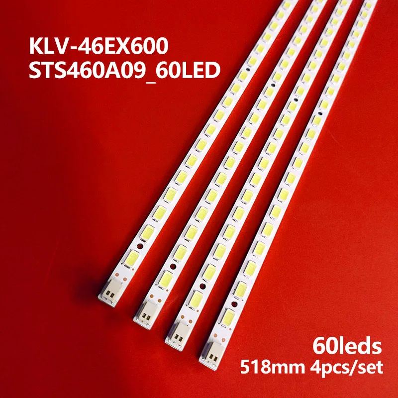

4 шт./комплект, светодиодная лента для подсветки SONY KDL-46HX800 STS460A09 _ 60 светодиодный LTZ460HQ03 LTY460HM02