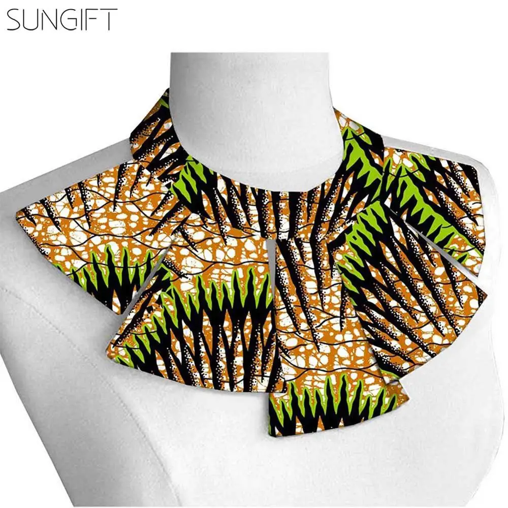 SUNGIFT Дашики женские африканские Анкара печати ожерелье хлопок ткань аборигена