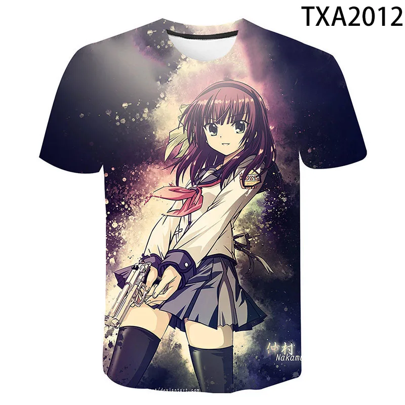 

2021 Japanese Anime Short-Sleeved Casual 3D Printed T-Shirt Cartoon Street Plus Size Top