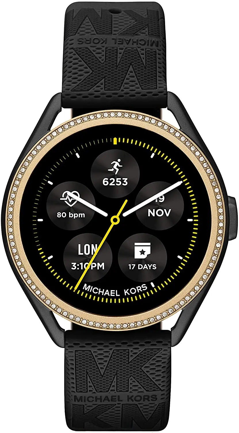 

Michael Kors Women's MKGO Gen 5E 43mm Touchscreen Smartwatch with Fitness Tracker, Heart Rate, Contactless Payments, and
