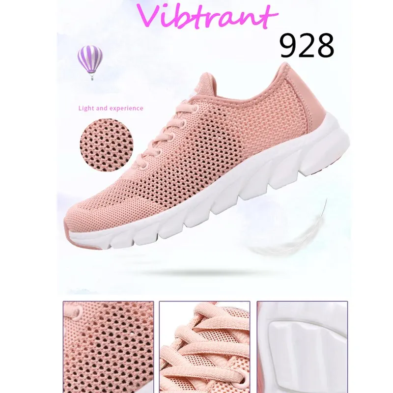 Кроссовки женские сетчатые на шнуровке повседневная ссветильник спортивная