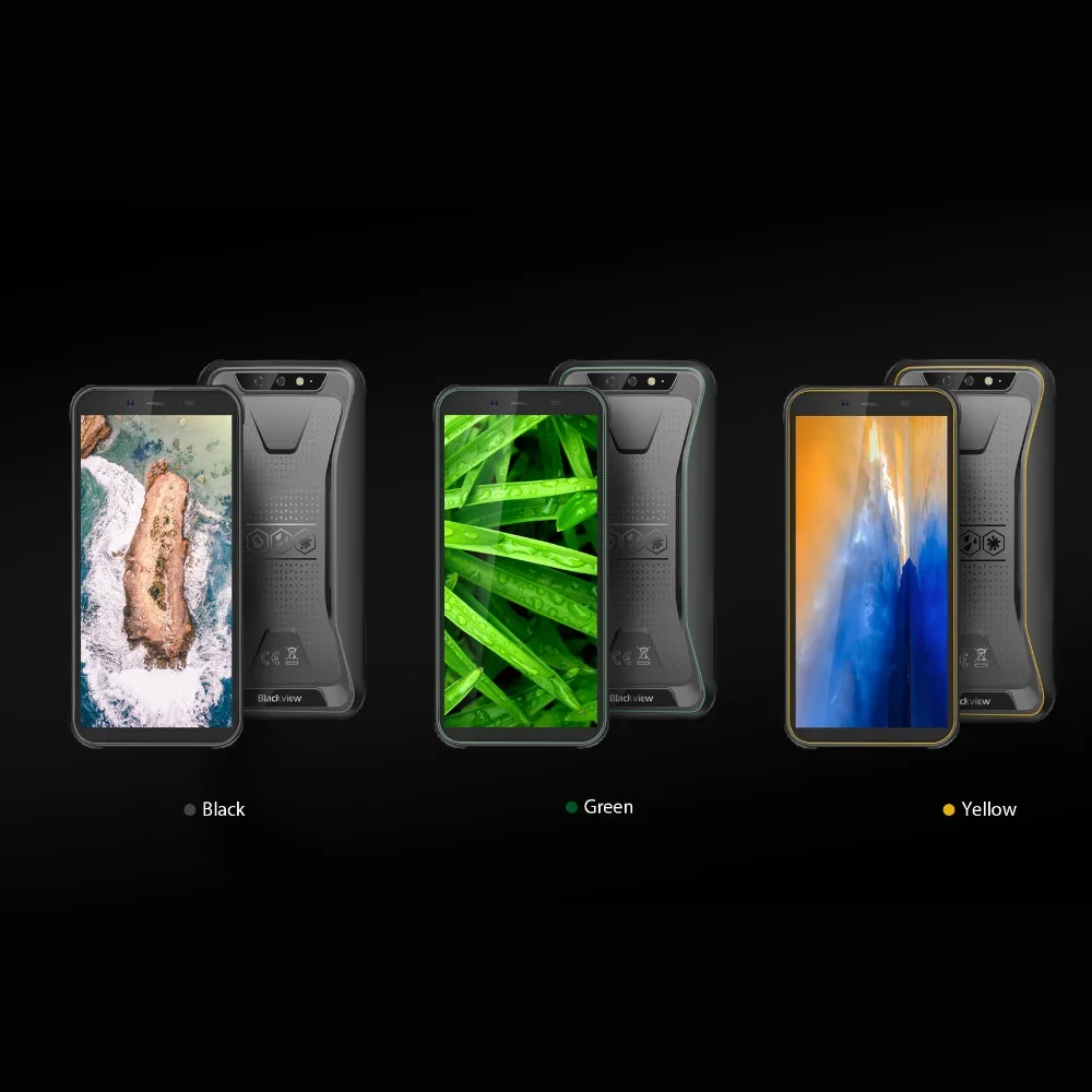 Смартфон Blackview BV5500 защищенный IP68 2 + 16 гб 5 дюйма 4400 ма ч Android 8 1 две SIM-карты |