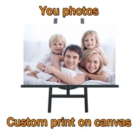 60x42cm custom your own photo print on canvas