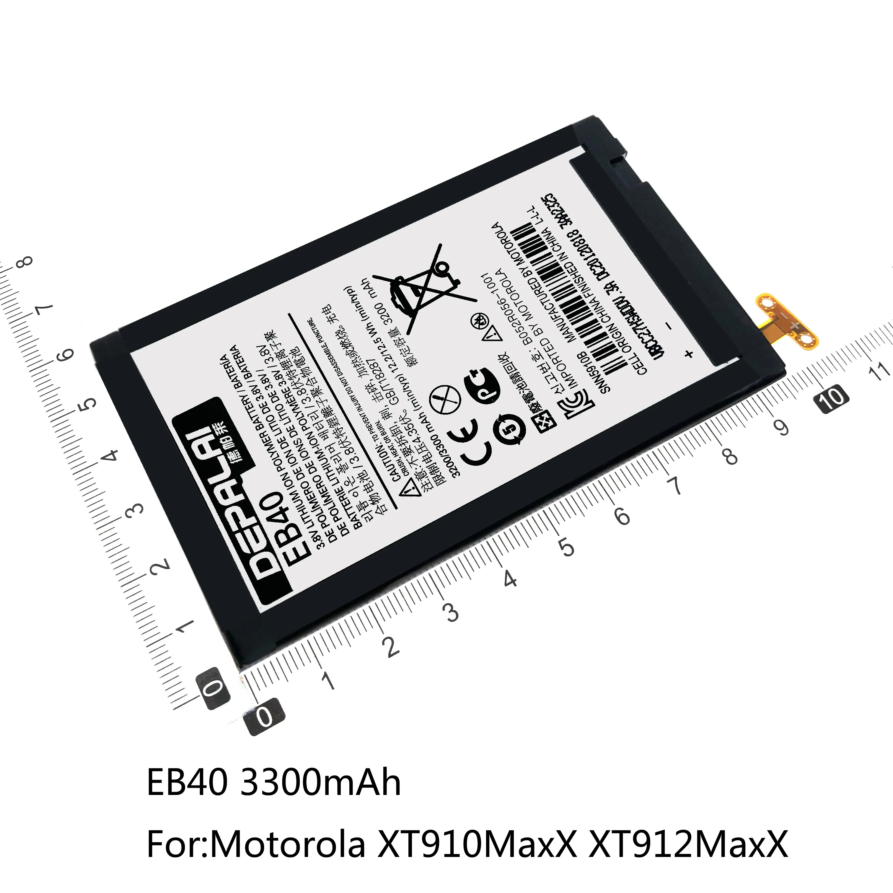 Аккумулятор EB20 EB40 ED30 для Motorola Moto XT910 XT912 MaxX MB886 DROID RAZR MT917 MT887 XT885 XT889 G G2 XT1028 XT1032