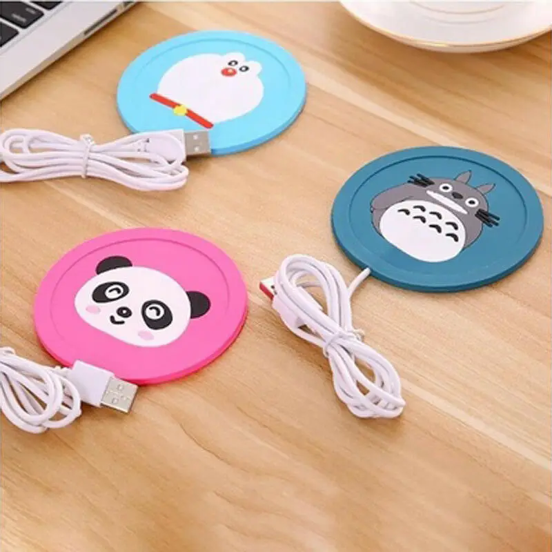 Hot Keep Warm Cups Heating USB Power Mat Warmer Pad Electric Insulation Coaster for Office Milk Coffee Tea Preservation Cup Mug | Дом и сад
