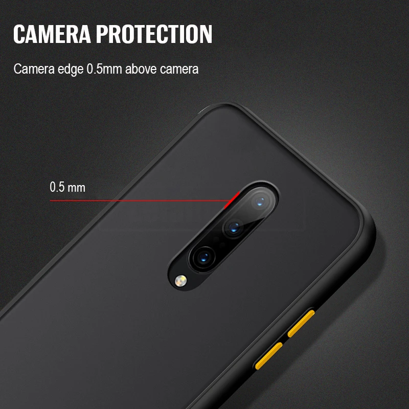 Матовый сенсорный чехол для телефона для Oneplus 7 Pro чехол силиконовая задняя крышка для One Plus 7 Pro Силиконовый противоударный чехол