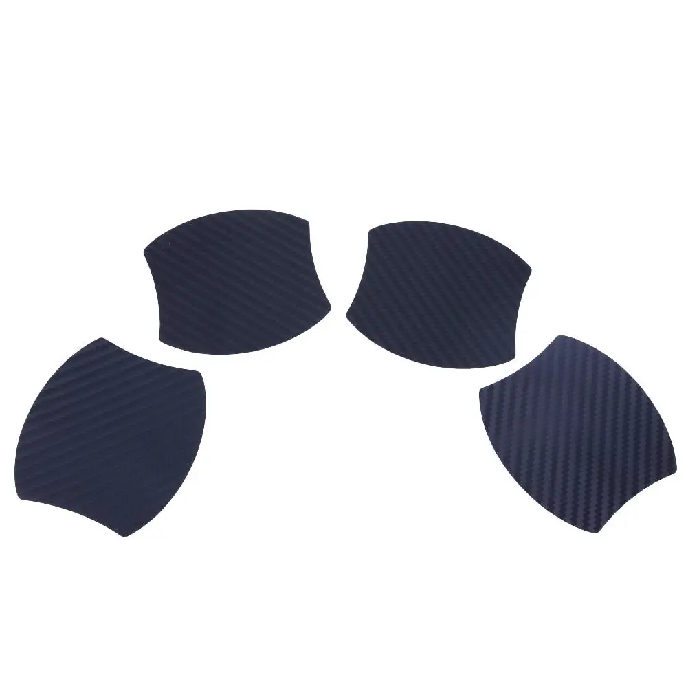 4 шт. Серебристые черные дверные ручки устойчивые к царапинам из углеродного