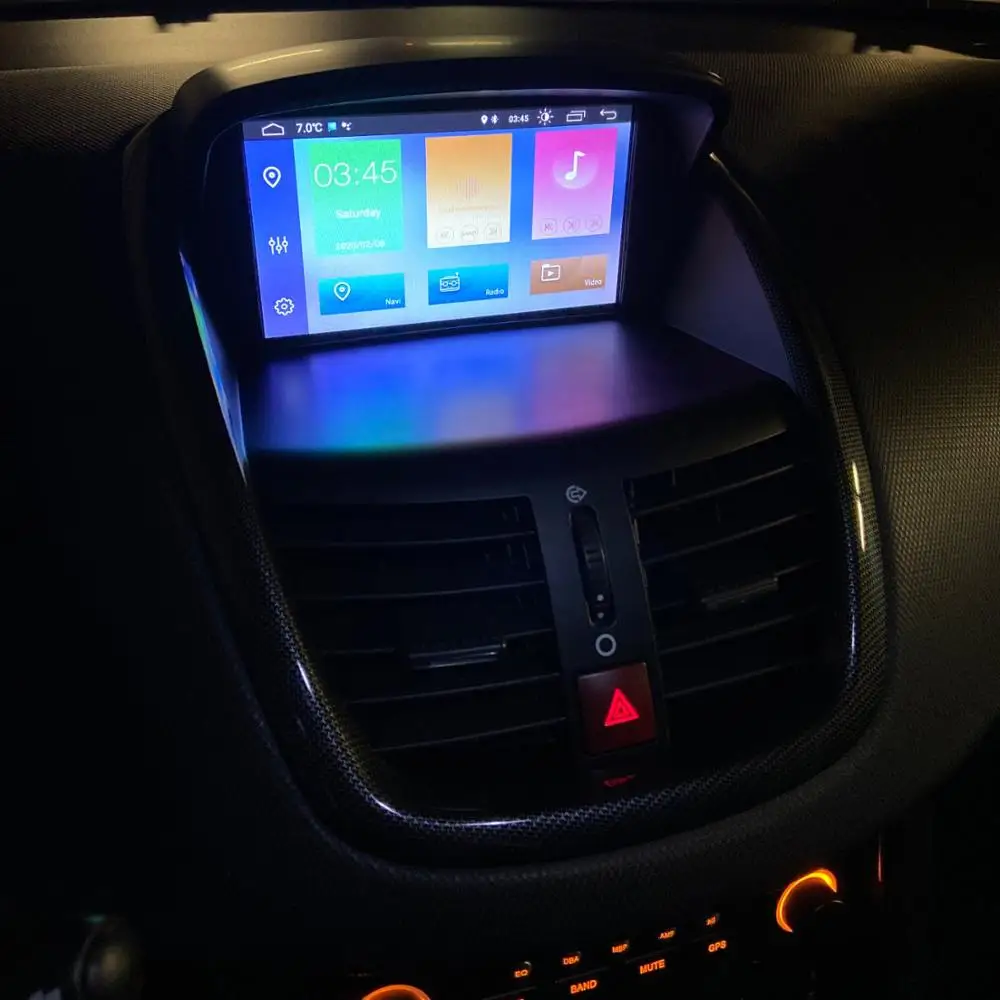 Автомобильный dvd плеер на Android 10 для Peugeot 207 2007 2014 gps навигация радио стерео Bluetooth USB