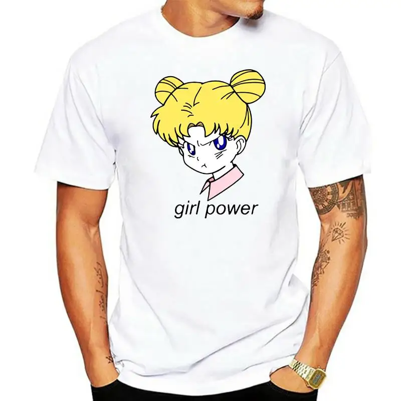 

Новинка 2022, мужская рубашка Sailormoon, рубашки с цитатами для девушек