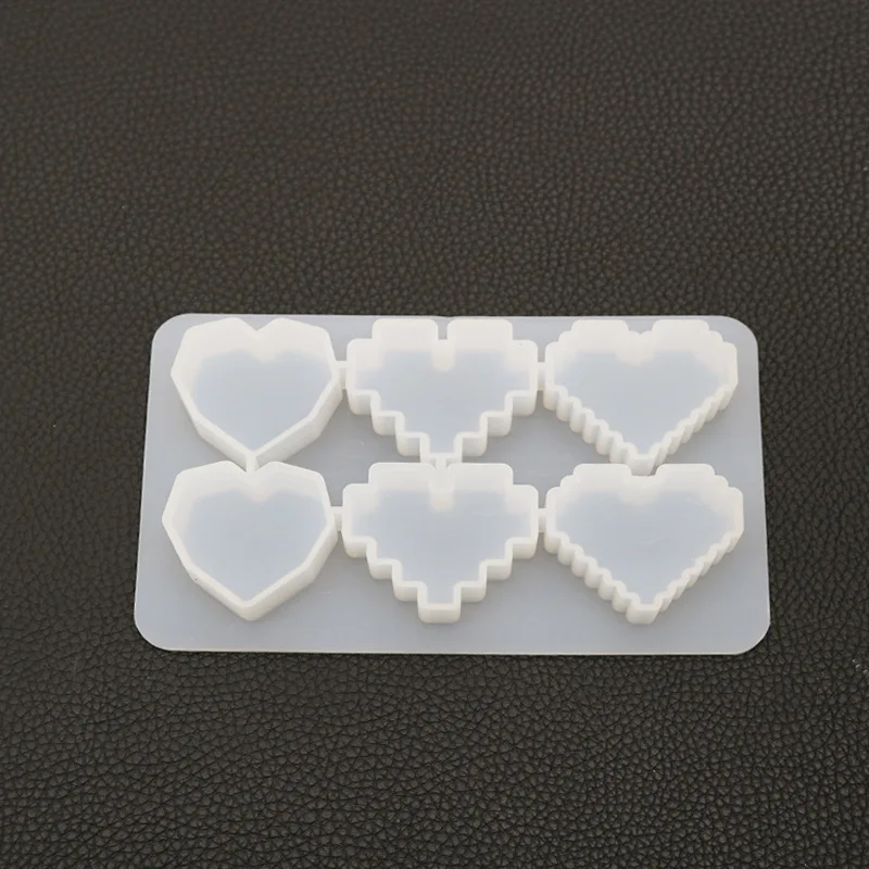 1 шт. УФ-полимерные формы для ювелирных изделий сердца аксессуары Сушеный Цветок