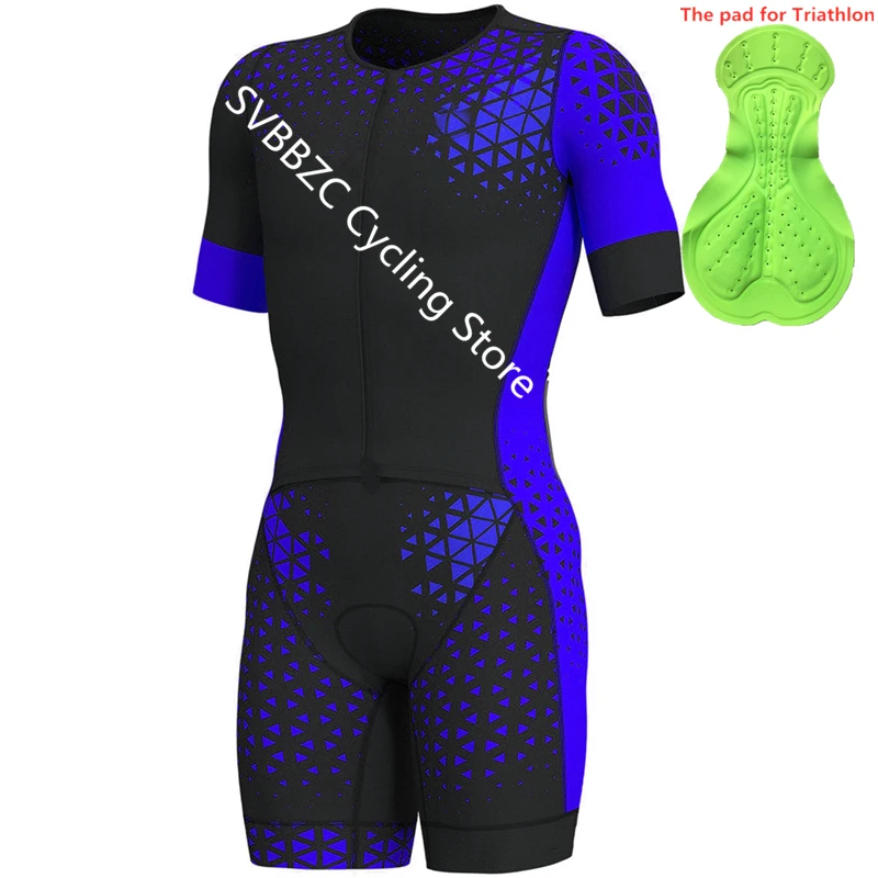 7-Pic Color Мужской спортивный костюм для триатлона, спортивная одежда, Ropa Ciclismo Maillot, Быстросохнущий комплект одежды из Джерси для велоспорта - Цвет: 7-Pic Color