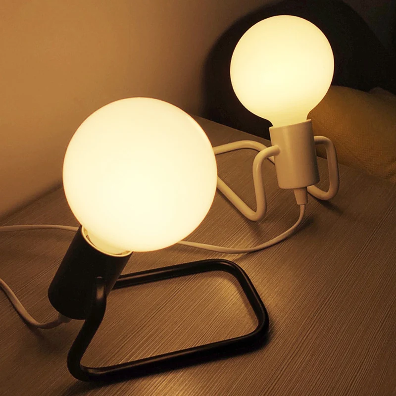 

EU/US Bedside Lamp Creative Personality Small Night Light Romantic Cute Nordic Lamp Modern Minimalist Bedroom Small Table Lamp