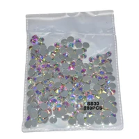 ss3 ss30 hot fix stone crystal ab clear flatback nail art strass high quality hotfix rhinestone for shoes clothing decoration