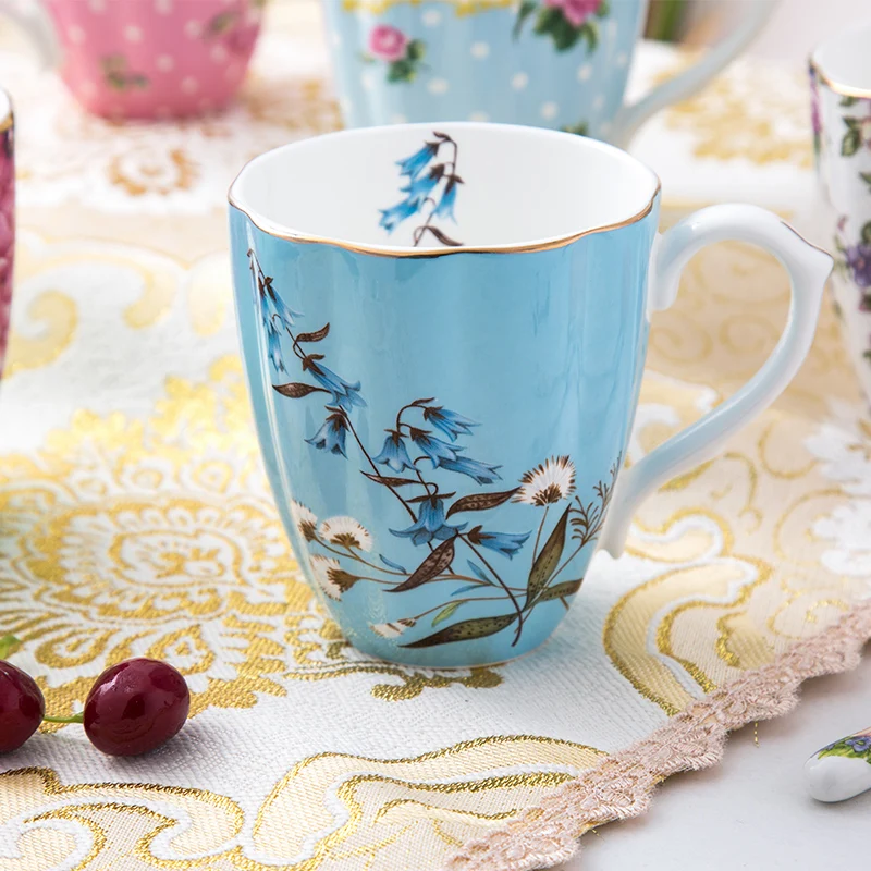 Керамическая кружка для кофе с изображением орхидеи | Дом и сад