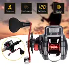 Рыболовная леска SHA300 с цифровым дисплеем, Центробежный тормоз левойправой рукой, максимальное усилие фрикциона 5 кг, металлическая ручка, катушка