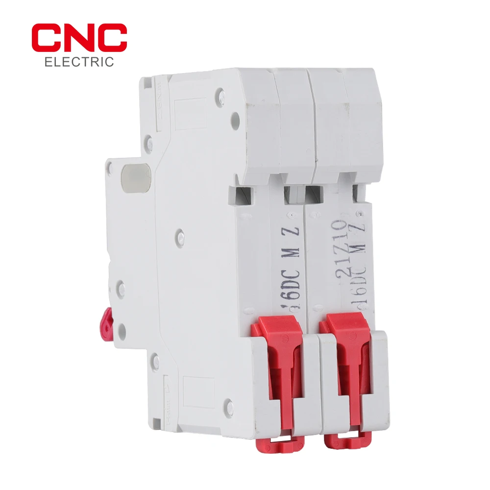 CNC YCB9-80DM 2P DC MCB 6KA 500V Mini автоматический выключатель 16A 20A 25A 32A 40A 50A для системы PV |