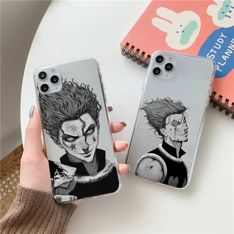 

Hisoka hunter x hunter Phone Case Transparent for Clear iPhone case 11 12 mini pro XS MAX 8 7 6 6S Plus X 5S SE 2020 XR