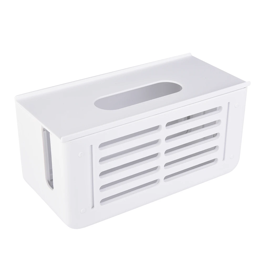 

Cable Organizer Storage Box Large Power Cord Management Container