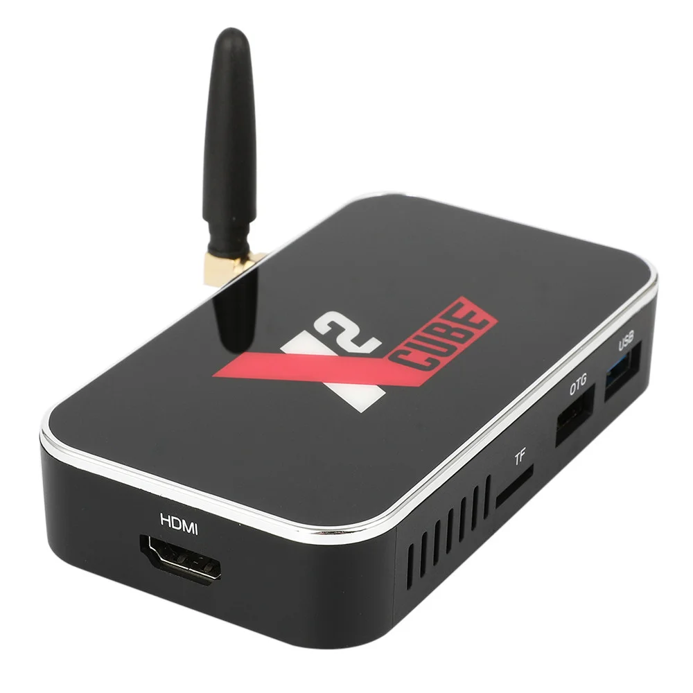 X2 PRO X2 cube Android9.0 Смарт ТВ приставка Amlogic S905X2 2G 16G 4G DDR4 3 2G приставка 2,4G/5G WiFi 1000M 4K HD медиаплеер