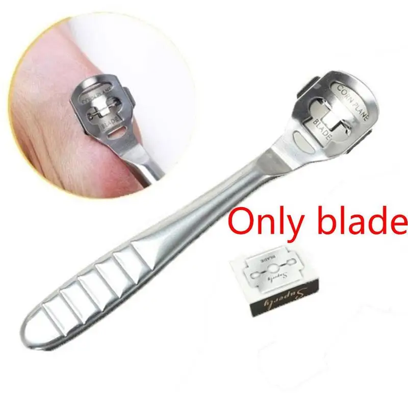 

100 Pcs Steel Replacement Blades For Foot Machine Care Foot Hand Pedicure File Care Foot Tool Skin Foot Remover H X0S1