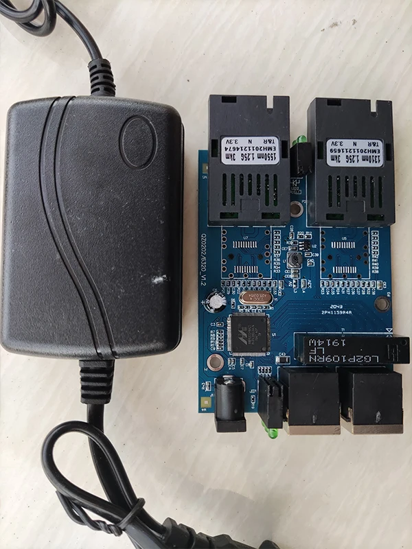 

5pcs 2G2 RJ45 3km Gigabit Ethernet Positive Switch Fiber port SC connector PCBA Board Fibra optical Converter plate 2*3000M