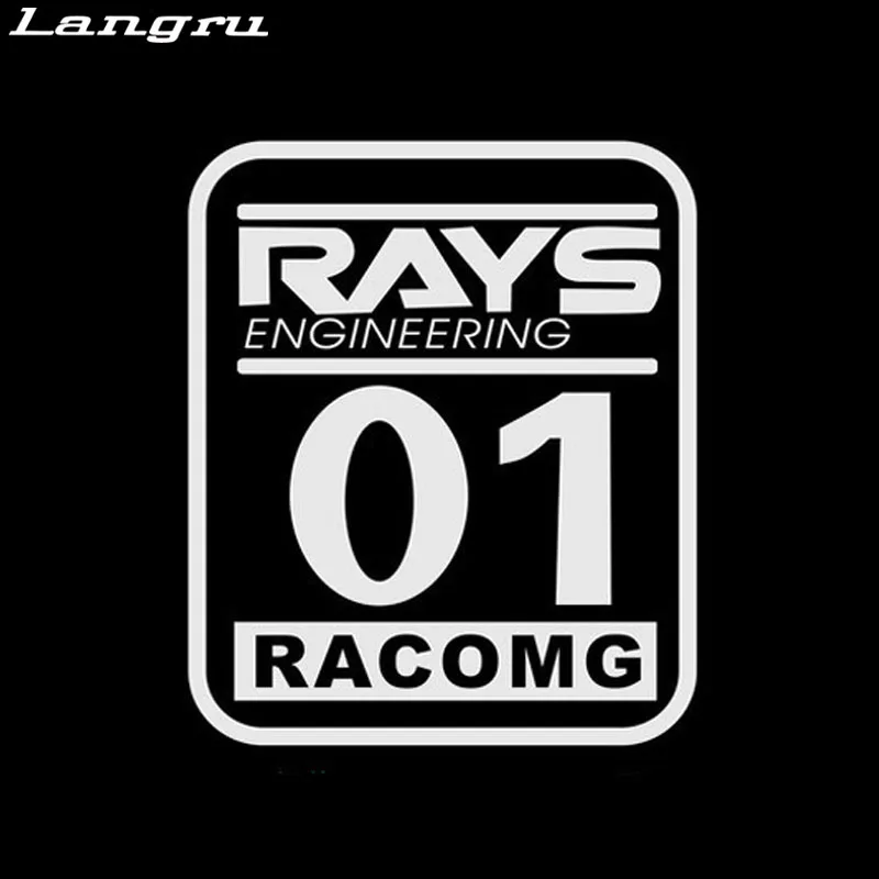 Langru 14*16 6 см лучи инженерные 01 Racomg цифровые гоночные автомобильные наклейки