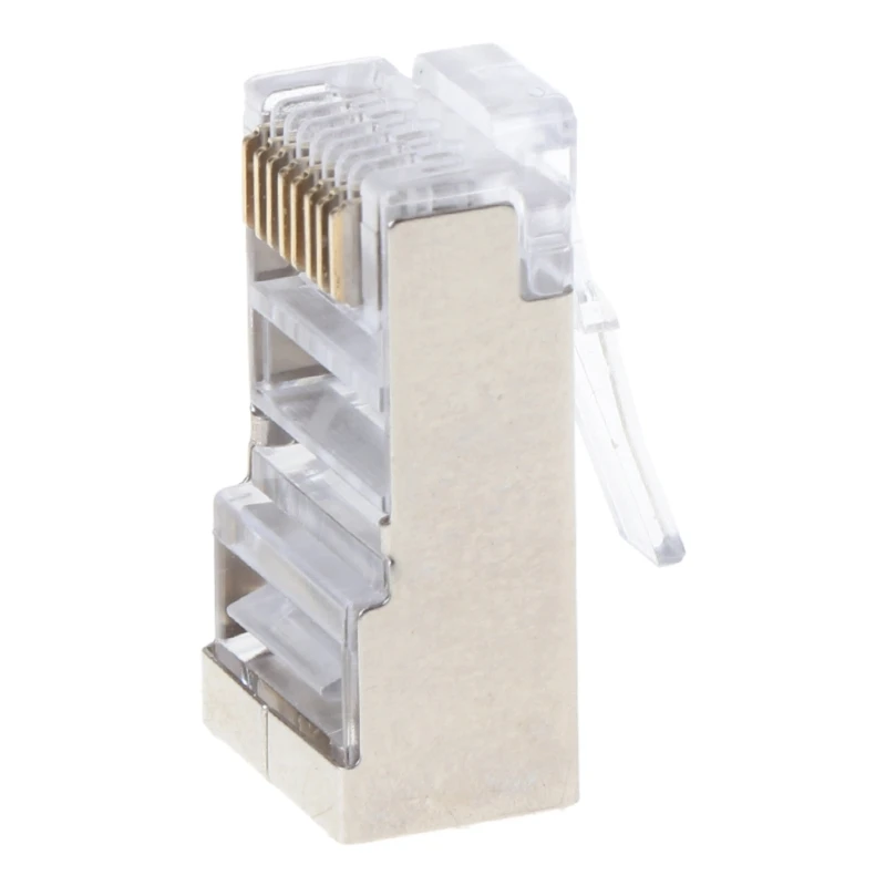 1 комплект/10 шт. Cat6 8 контактный RJ45 8P8C экранированный многожильный обжимной