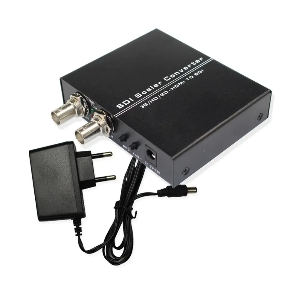 HDMI к двойной SDI скалер конвертер с Мощность адаптер мини 3G HD SD видео для ТВ система
