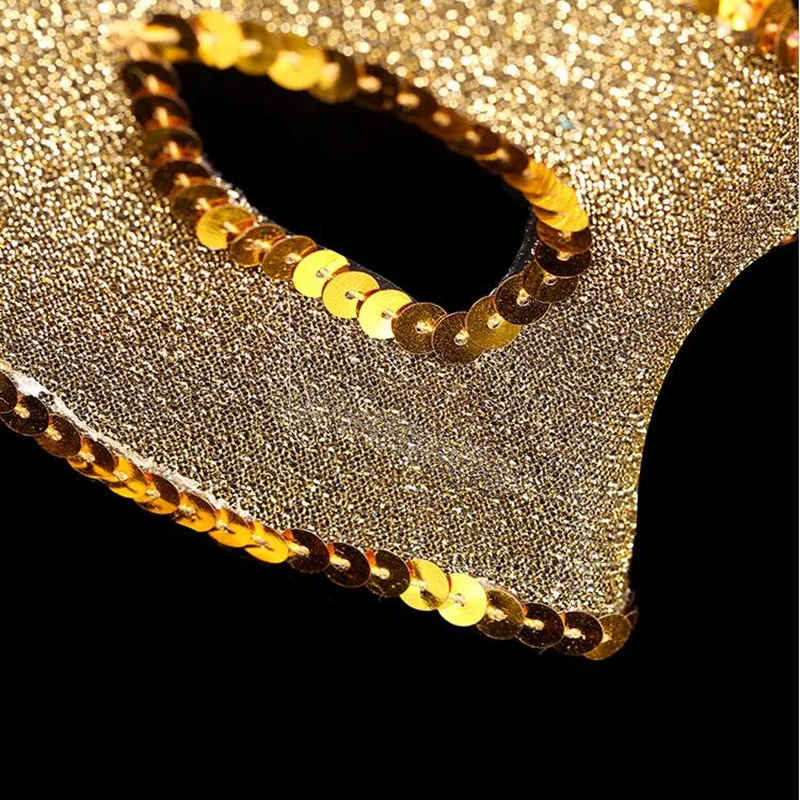 Man Masks Gold Silver Sequins Mask Carnival Masquerade Party birthday wedding Christmas Halloween Xmas | Дом и сад