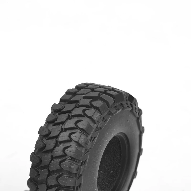 4 шт. черные мини-шины для обода колеса SCX24 AXI00002 AXI00001 AXI90081 RC 1/24 внедорожник
