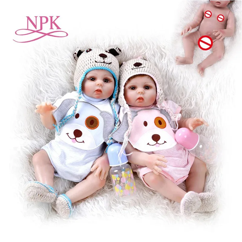 

Реалистичная силиконовая кукла-реборн NPK, 18 дюймов
