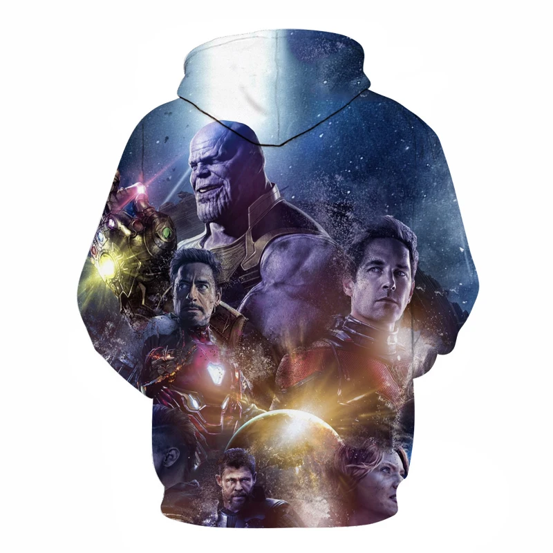 Лидер продаж толстовка с 3D принтом супергероя толстовки для мужчин и женщин