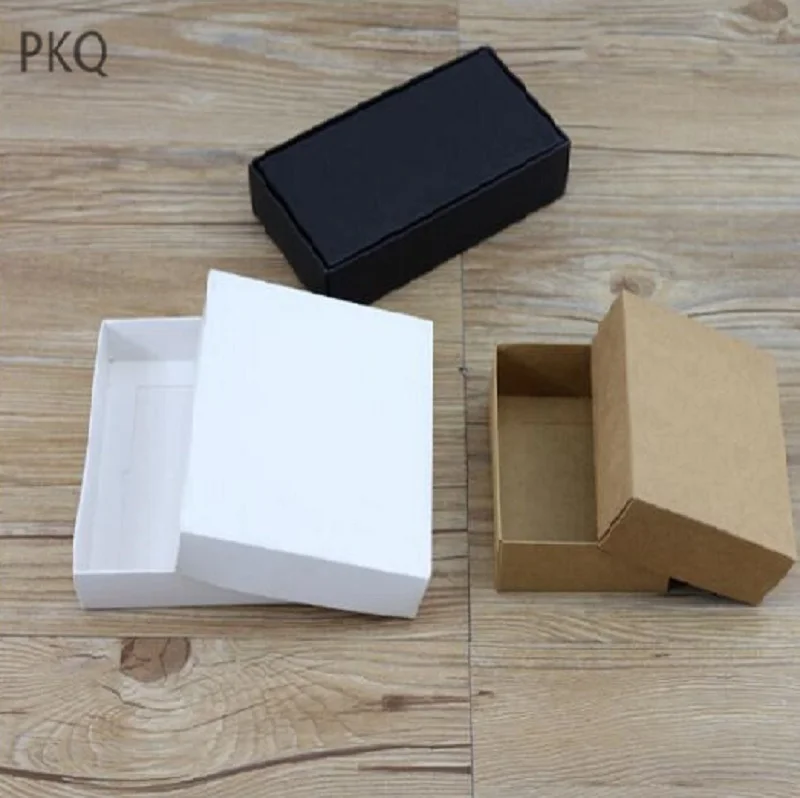 Коричневая Картонная коробка из крафт-бумаги 350 г/м2 ручная упаковка подарочные