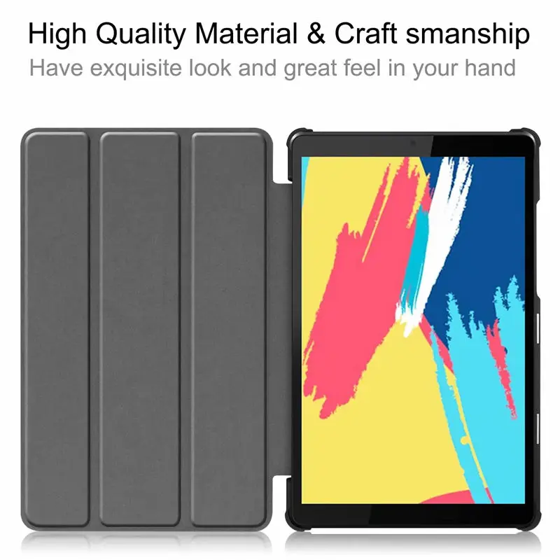 Чехол для планшета Lenovo Tab M8 FHD трехслойный защитный чехол из искусственной кожи с