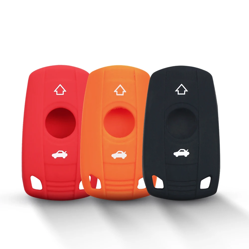 Dandkey 3 кнопки силиконовый чехол для ключей от машины пульт дистанционного