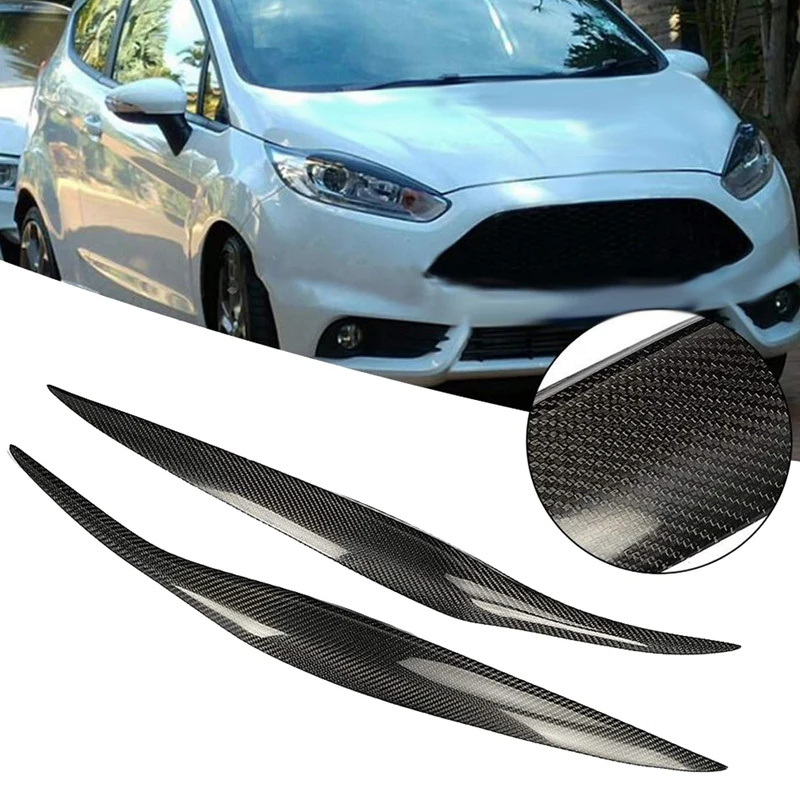 Автомобильная фара из углеродного волокна крышка для бровей отделка век